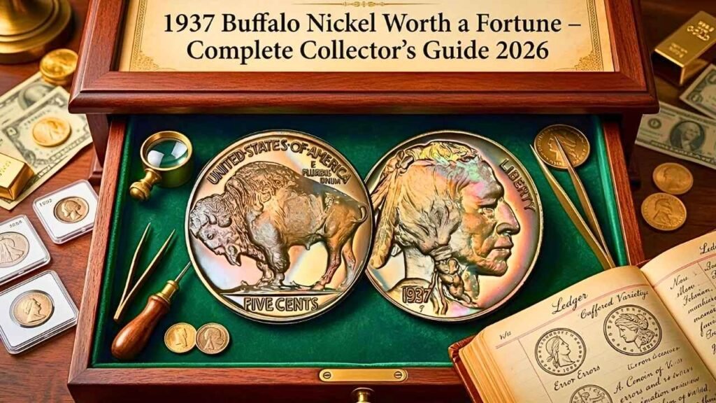 Discover the 1937 Buffalo Nickel Small Coin With Big Fortune Potential