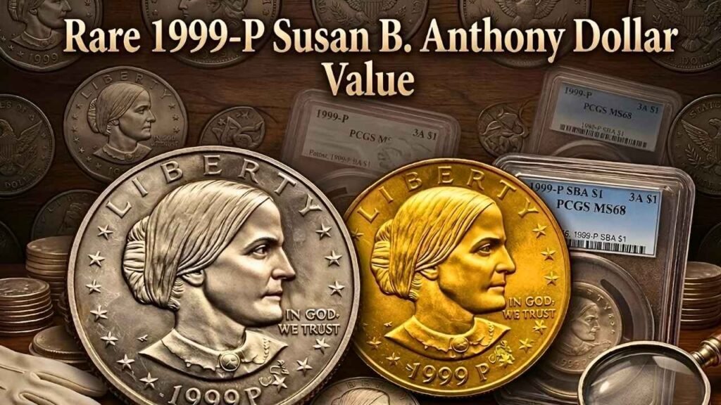 Rare 1999 P Susan B Anthony Dollar Value and Errors Explained